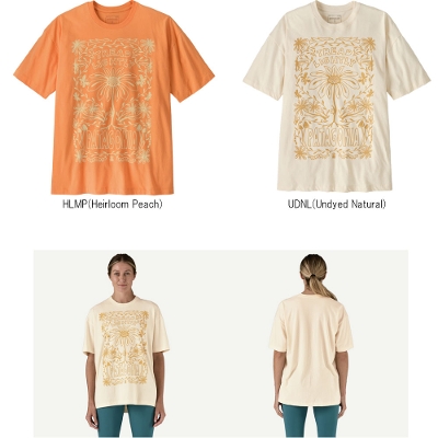 p^SjA PATAGONIA fB[X TVc 37809Women's Tread Lightly Oversized Organic T-Shirt EBYEgbhECg[EI[o[TCYEI[KjbNETVc2025SS