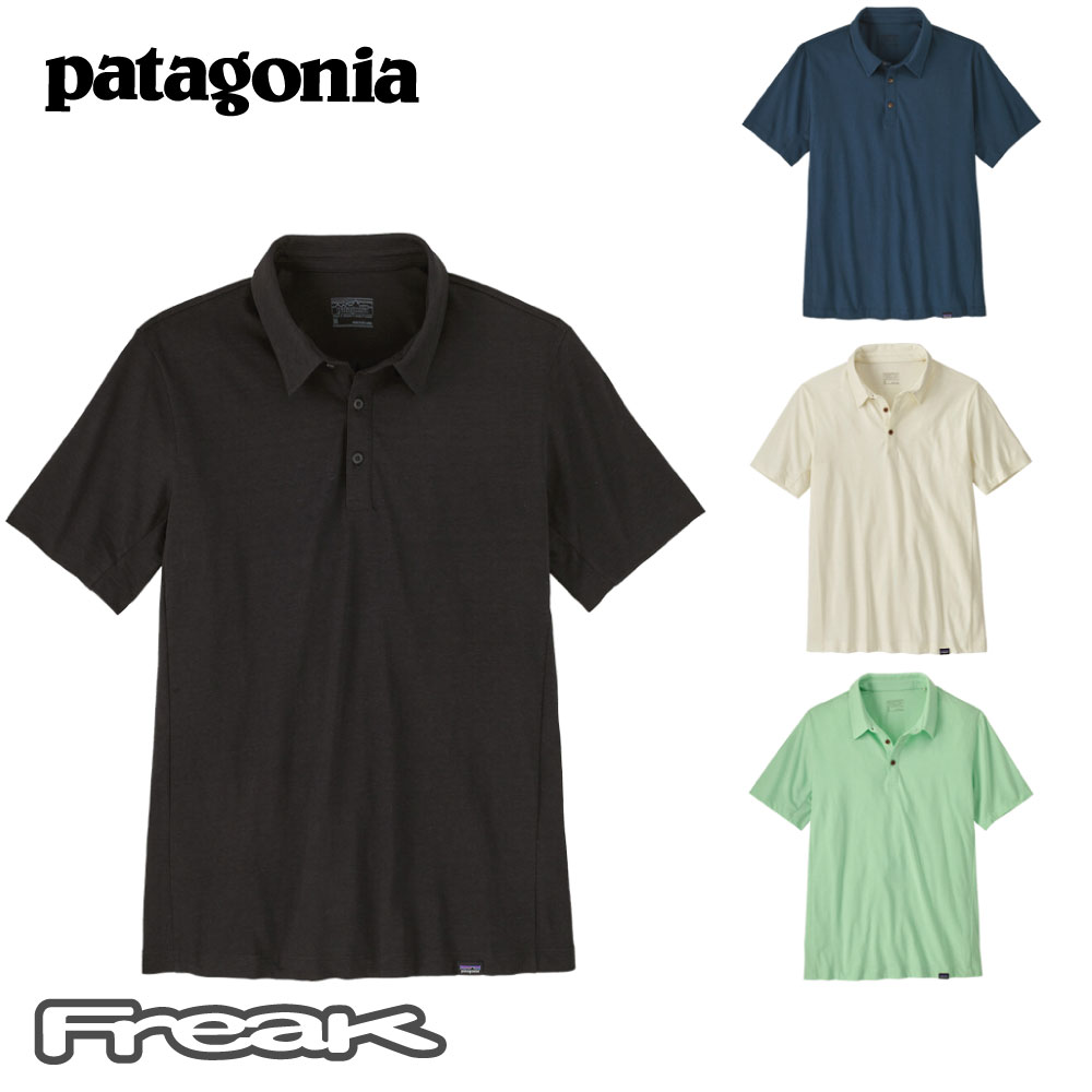 h*t様 patagonia メンズ・エッセンシャル・ポロシャツ ブラック メン メンズ・エッセンシャル・ポロ - パタゴニア公式オンラインショップ