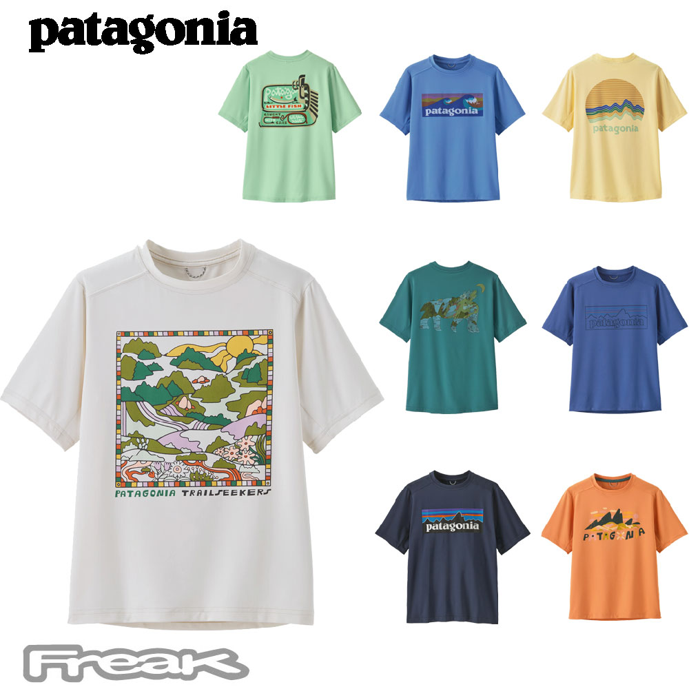 patagonia マゼンタ Tシャツ L 生態系　絶滅危惧種　キッズサイズ patagonia マゼンタ Tシャツ L 生態系 絶滅危惧種 キッズサイズ