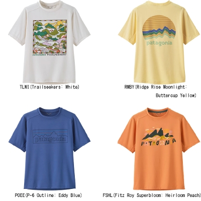 p^SjA PATAGONIA LbY TVc 62381Kids' Capilene Silkweight T-Shirt  LbYELv[EVNEFCgETVc2025SS