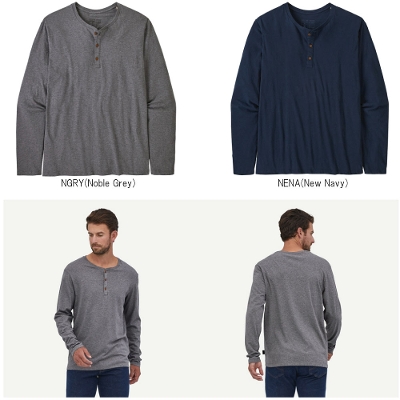 p^SjA PATAGONIA Y sVc 52020Men's Long-Sleeved Daily Henley YEOX[uEfC[Ew[ 2025SS 񂹕i