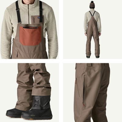 p^SjA PATAGONIA Y Xm[ ru pc 30706Men's Powder Town Bibs YEpE_[E^EEruiM[j 2025FW 񂹕i