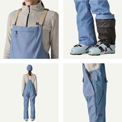 p^SjA PATAGONIA fB[X Xm[ ru pc 31651W's Powder Town Bibs EBYEpE_[E^EEruiM[j 2025FW 񂹕i