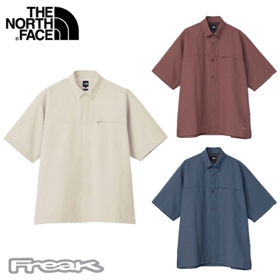 THE NORTHFACE m[XtFCX  Y VcV[gX[uI[jOVcijZbNXjSS AWNING SHIRT  NR22561 2025SS [֔