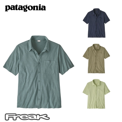 �p�^�S�j�A PATAGONIA �����Y �V���c 42045��Men's Trail Harbor Button-Down Knit Shirt �����Y�E�g���C���E�n�[�o�[�E�{�^���_�E���E�j�b�g�E�V���c�� 2026SS �����񂹕i