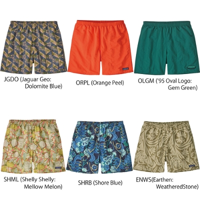 �p�^�S�j�A PATAGONIA �����Y �V���[�c 57022��Men's Baggies Shorts - 5" �����Y�E�o�M�[�Y�E�V���[�c�T�C���`�� 2026SS �����񂹕i