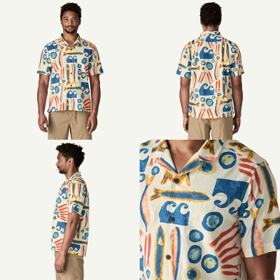 �p�^�S�j�A PATAGONIA �����Y �V���c 52567��Men's Tidal Threads Camp Shirt �����Y�E�^�C�_���E�X���b�Y�E�L�����v�E�V���c�� 2026SS�����񂹕i