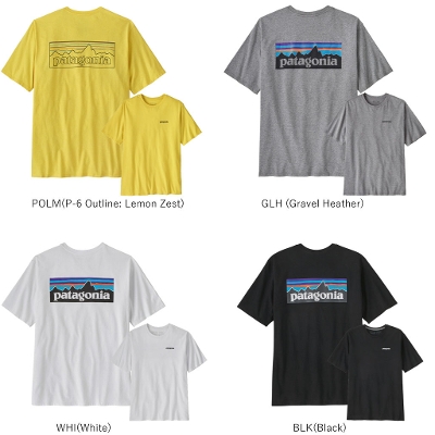 �p�^�S�j�A PATAGONIA �����Y T�V���c 38504��Men's P-6 Logo Responsibili-Tee  �����Y�EP-6���S�E���X�|���V�r���e�B�[��2026SS �����񂹕i