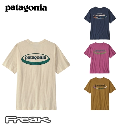 �p�^�S�j�A PATAGONIA �����Y T�V���c 37847��Men's '95 Oval Logo T-Shirt �����Y�E'95 �I�[�o���E���S�ET�V���c��2026SS �����񂹕i