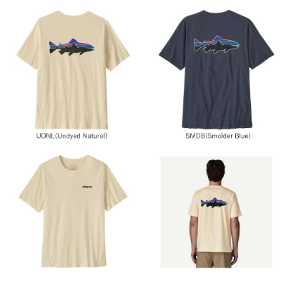 �p�^�S�j�A PATAGONIA �����Y T�V���c 37846��Men's Fitz Roy Trout T-Shirt �����Y�E�t�B�b�c���C�E�g���E�g�ET�V���c��2026SS �����񂹕i