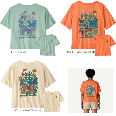 �p�^�S�j�A PATAGONIA �����Y T�V���c 37867��Women's Protect Rainforests Easy-Cut T-Shirt �E�B�����Y�E�v���e�N�g�E���C���t�H���X�c�E�C�[�W�[�J�b�g�ET�V���c��2026SS �����񂹕i