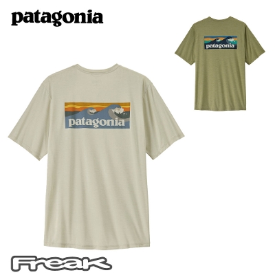 �p�^�S�j�A PATAGONIA �����Y T�V���c �z������ 45481��Men's Capilene Cool Daily Shirt - Boardshort Logo �����Y�E�L���v���[���E�N�[���E�f�C���[�E�V���c�i�{�[�h�V���[�c�E���S�j�� 2026SS �����񂹕i