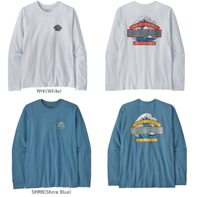 �p�^�S�j�A PATAGONIA  �����Y  ����T�V���c  37876��Men's Long-Sleeved Great Waves Responsibili-Tee? �����Y�E�����O�X���[�u�E�O���[�g�E�E�F�[�u�X�E���X�|���V�r���e�B�[�� 2026SS �����[���֔���