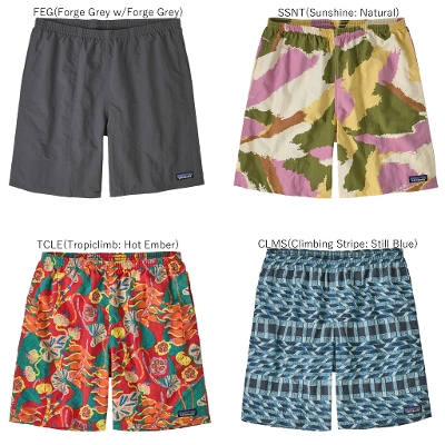 �p�^�S�j�A PATAGONIA �����Y �V���[�c 58035��Men's Baggies Longs - 7" �����Y�E�o�M�[�Y�E�����O �V�C���`�� 2026SS �����񂹕i