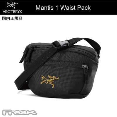 �A�[�N�e���N�X ARC'TERYX  ���}���e�B�X1�E�G�X�g�p�b�N Mantis 1 Waistpack Black �� 2026SSW arcteryx �V�����_�[�o�b�O �|�[�` �����[���֔��� ����l�l1�_�܂�