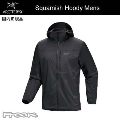 ARC'TERYX �A�[�N�e���N�X ��Squamish Hoody Mens Black �X�R�[�~�b�V�� �t�[�f�B �����Y �u���b�N��2026SS