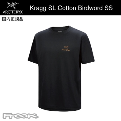 ARC'TERYX �A�[�N�e���N�X ��Kragg SL Cotton Bird Word SS Mens �N���b�O SL �R�b�g�� �o�[�h ���[�h �V���[�g�X���[�u �����Y������ T�V���c 2026SS �����[���֔���