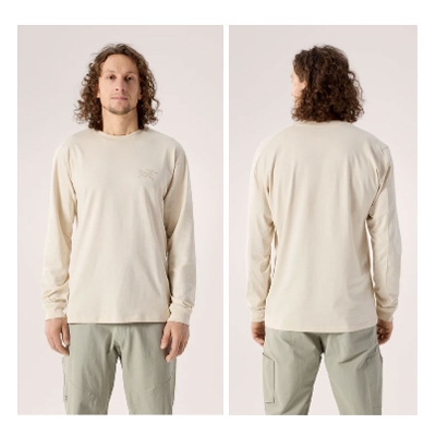 ARC'TERYX �A�[�N�e���N�X ��Kragg SL Cotton Long Sleeve Mens Supima Cotton�N���b�O SL �R�b�g�� �����O�X���[�u �����Y������ T�V���c 2026SS