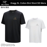ARC'TERYX �A�[�N�e���N�X ��Kragg SL Cotton Bird Word SS Mens  �N���b�O SL �R�b�g�� �o�[�h ���[�h �V���[�g�X���[�u �����Y������ T�V���c 2026SS �����[���֔���
