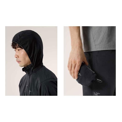 ARC'TERYX �A�[�N�e���N�X ��Ossa Stowhood Mens Black �I�b�T �X�g�E�t�[�h �����Y �����Y �u���b�N��2026SS