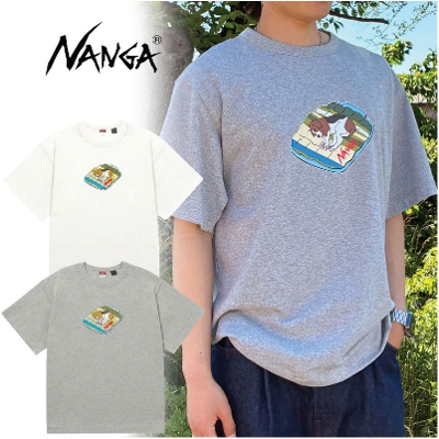 �i���K T�V���c NANGA ECO HYBRID DOGPT  TEE  �G�R�n�C�u���b�h �h�b�O T�V���c