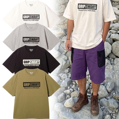 GRIPSWANY ����T�V���c BOX LOGO TEE 2026�t��