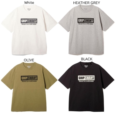 GRIPSWANY ����T�V���c BOX LOGO TEE 2026�t��