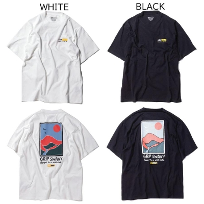 GRIPSWANY �O���b�v�X���j�[ �����Y S/S T�V���c��SUNSET PRINT TEE �������s�V���c 2025�t��
