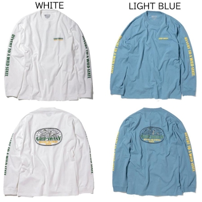 GRIPSWANY �O���b�v�X���j�[ �����Y L/S T�V���c�� BIRD PRINT L/S TEE �������s�V���c 2025�t��