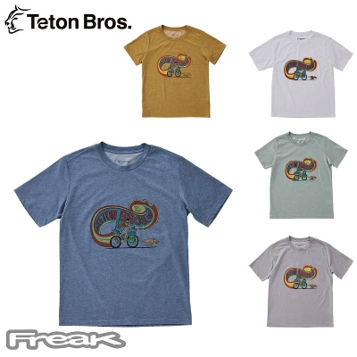 TetonBros �e�B�[�g���u���X�@BIKE PACKING TEE (Men)   �o�C�N�p�b�L���O�e�B�[ �����Y�@ �o�R �����j���O �g���C�������j���O 2025SS �����[���֔���