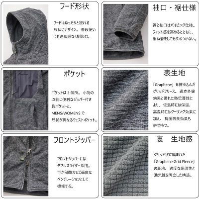 �e�B�[�g���u���X �O���t�F�� �W�b�v �t�[�f�B�[ TetonBros Graphene Zip Hoody  �A�E�g�h�A �o�R �o�b�N�J���g���[