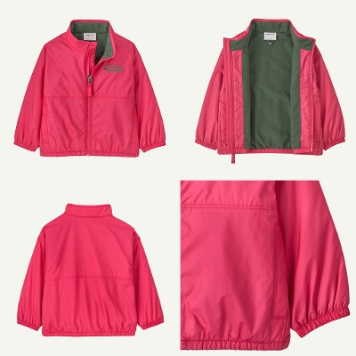 �p�^�S�j�A PATAGONIA �x�r�[  �W���P�b�g 60735��Baby Lined Windbreaker Jacket  �x�r�[�E���C���h�E�E�C���h�u���[�J�[�E�W���P�b�g���j�̎q���̎q 2026FW �����񂹕i