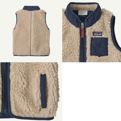 �p�^�S�j�A PATAGONIA �x�r�[ �t���[�X �x�X�g  61036��Baby Retro-X Vest  �x�r�[�E���g��X�E�x�X�g�� 2026FW �����񂹕i