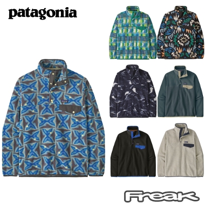 �p�^�S�j�A PATAGONIA �����Y �t���[�X 25551��Men's Lightweight Synchilla Snap-T Fleece Pullover �����Y�E���C�g�E�F�C�g�E�V���`���E�X�i�b�vT�E�v���I�[�o�[��2026FW