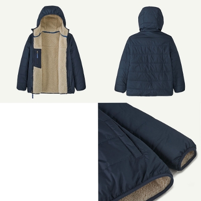 �p�^�S�j�A PATAGONIA 68095��Boys' Reversible Ready Freddy Hoody  �{�[�C�Y�E���o�[�V�u���E���f�B�E�t���f�B�E�t�[�f�B���L�b�Y�W���P�b�g 2026FW �����񂹕i