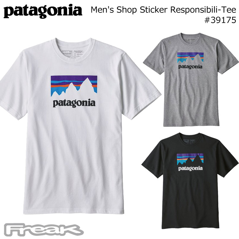 パタゴニア いろいろなロゴtシャツ P 6ロゴ ショップステッカーロゴ